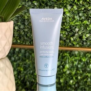 Aveda Smooth Infusion Perfectly Sleek Heat Styling Cream | NEW | Travel 40mL